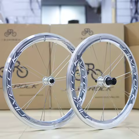 SILVEROCK SR40 Alloy Wheels 20inch 406 451 Rim Brake 74mm 130m Aero High Profile for Fnhon Tern Sp18
