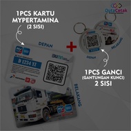 [Debestt] Cetak Kartu MyPertamina Bahan PVC/ Kartu Member My Pertamina