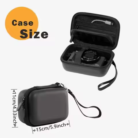 MEUYAG Shockproof Hard Case for Canon G7X Mark III Mark II Cybershot ZV1 Ricoh GR III Digital Camera