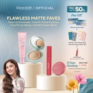 Flawless Matte Faves - Tone Up Sunscreen, Cloud Cushion, Cream Blush, Lip Mousse