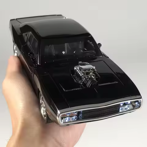 1:24 Dodge Charger 1970 Hellcat Viper Supercar Alloy Metal Diecast Model Car Home Decoration & Compu