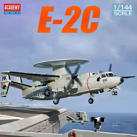 ACADEMY 12623 1/144 Scale U.S. E-2C Naval Early Warning Aircraft Assembly Model Building Kits For Ho
