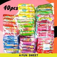 40pcs Bika Bagi-Bagi Pika Corn Stick, Big D, Bing Bing [Chocolate/Strawberry/Seaweed/