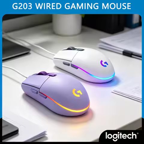 Logitech G203/G102/G402/M100R LIGHTSYNC Gaming Mouse, 8,000 DPI Gaming Sensor, 6 Programmable Button