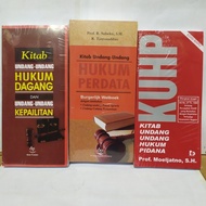 Tiga Buku Hukum Kuhperdata Kuhpidana &amp; Kuhdagang