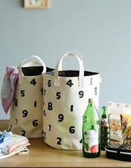日本雜誌附錄 SOU SOU 數字 束口 可摺疊 大容量 束口 手提袋 購物袋 收納袋 收納桶 (需訂購)