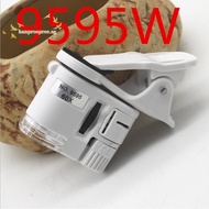 Hanprospree> 1Pc 60X mobile phone microscope macro lens zoom micro camera clip with led light well