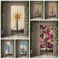 Nordic Abstract Curtain, Half Hanging, Nordic, Bedroom, Living Room, Alpendre, Divider, Kitchen, Bat