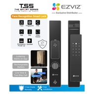 EZVIZ  DL50FVS Digital Door Lock - Face - Fingerprint - Smart App - WiFi - Doorbell - Video Viewer [
