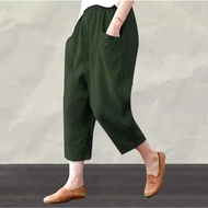 KATUN Long harukapants pants/ women's pants begy pants/ stretch cotton fabric pants