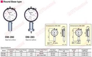 TECLOCK 測微錶深度計 針盤式 膜厚計 厚度計 DM 280 283 價格請來電或留言洽詢