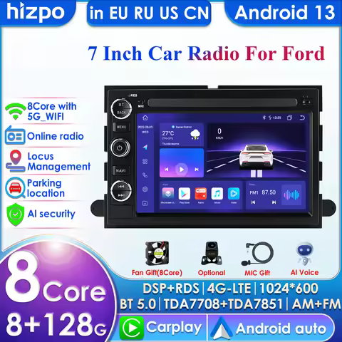 2din Android Autoradio for Ford F150 F250 F350 Mercury Lincoln Taurus Explorer Car Radio Multimedia 