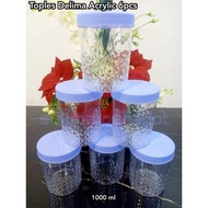 Eid jars, acrylic jars, 6 jars