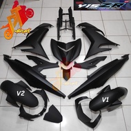 Yamaha Y15 Y15ZR Matt Black Cover Set V1 V2 - Velozi OEM HLD Kosong Set