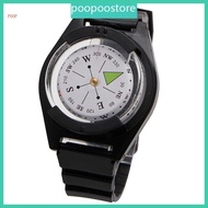 POOP Wrist Strap Compass  Watch Compass Waterproof Compass Outdoor Survival Watch Strap Compass for