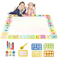 Magic Water Drawing Mat With Large Size & Reusable Magic Pens, Drawing Board Toy For Kids, Doodle Mo
