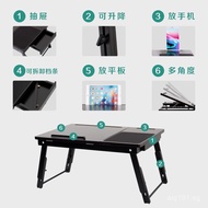 Study Student Computer Bay Window Solid Wood Laptop Small Desk Dormitory Foldable Desk Dormitory Adj