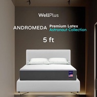 Wellplus ที่นอนยางพาราแท้ สัมผัสแน่น รุ่น ANDROMEDA ความหนา 8 นิ้ว ยางพาราเกรดพรีเมียม รองรับสรีระร่