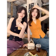 🌷 Alissa sleeveless top sleeveless blouse  halter neck top woman blouse casual blouse woman tank top