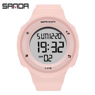 SANDA SANDA Multifunctional Couple Sports Watch Electronic Waterproof Chronograph Luminous Trendy Wa