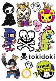 Small F0057-01 tokidoki TKDK trend clothing trend brand notebook suitcase sticker waterproof