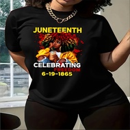 2026 Ready Stock Ladies Summer T-Shirt Printed Fashion Casual Cute Short-Sleeved Women Round Neck Pr