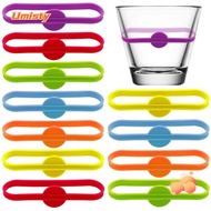 UMISTY Wine Labels Silicone Party Supplies Bar Beer Glass Cup