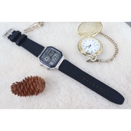 Replacement leather strap for Casio AE1200, AE1300, F108WH, F216H handmade waxed cowhide watches