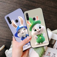 Huawei y6p / huawei y6p 2020 case with cute rabbit print