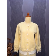 Yellow Knitwear Cardigan