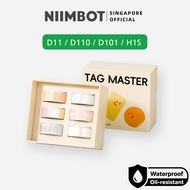 NIIMBOT Tag Master Label Sticker Set 6-roll and 9-roll Pack For D110 / D11 / D101 / H1S Refill Paper
