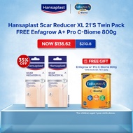 [Hansaplast x Enfagrow A+ C-Biome] Hansaplast Scar Reducer Reg/XL 21'S Twin Pack FREE Enfagrow A+ Pr