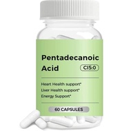 C15:0 Supplement 60 Caps Pentadecanoic Acid Heart & Liver Health Energy Support