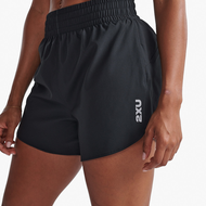 2XU AERO HI-RISE 4 INCH SHORTS-กางเกงวิ่งขาสั้นออกกำลังกายสำหรับผู้หญิง#WR7237B-BLKSRF