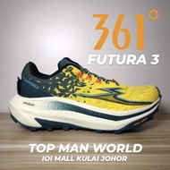 361 Degrees FUTURA 3 men / VIBRANT YELLOW SYNTHETIC PLANTS / TRAIL RUNNING & HIKING SHOE