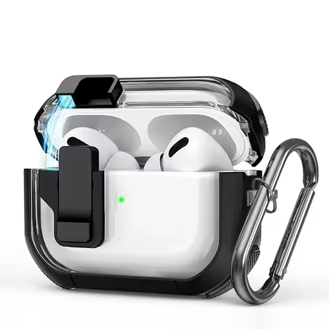 Security Lock Case For AirPods Pro 2 3 Cover For AirPods 3 2 1 Pro Pro2 Generation Cases Headphone C