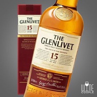 格蘭利威 - Glenlivet 15 Years Old Single Malt Scotch Whisky 格蘭利威15年單一純麥威士忌 700ml