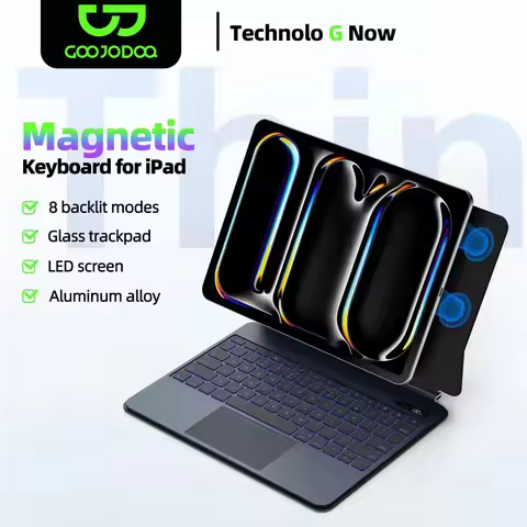 Lightweight Magic Keyboard for iPad Air 2025 Case for iPad Air 6 11 2024 Pro 13 Pro 11 2024 for iPad