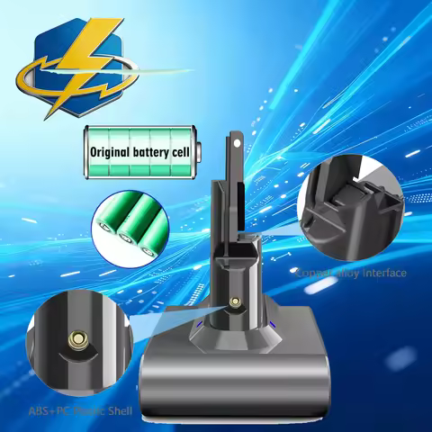 JULI 8000mAh Rechargeable Vacuum Cleaner Battery For Dyson V6 V7 V8 V10 SV09 SV10 SV11 SV12 DC58