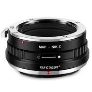 K&F Concept Adapter for Minolta AF MAF Mount Lens to Nikon Z Camera Z6 Z7