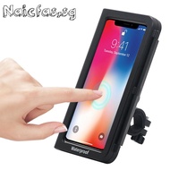 Motorcycle Bike Mobile Phone Holder Support Waterproof Stand Case Touch Screen