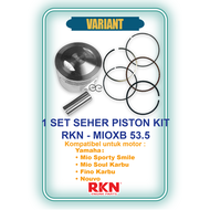 Piston Seher KIT XXB Mio Smile Sporty Soul Fino Nouvo Karbu Karburator Carbu 5TL Oversize 57 57.5 58