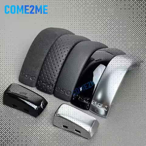 Original Leather Gear Lever Cover Electroplating Strip Suitable for VW Golf 6 7 R GTI Passat B7 B8 C
