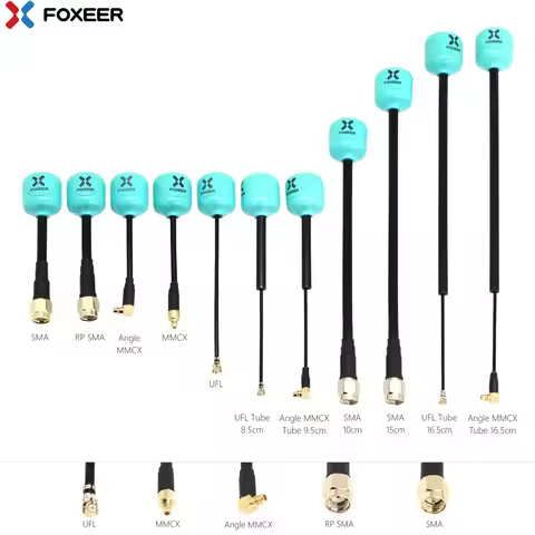 2PCS Foxeer Lollipop 4 Lollipop Plus Omni 5.75G 2.6DBI Mini Antenna RHCP LHCP SMA MMCX Right Straigh