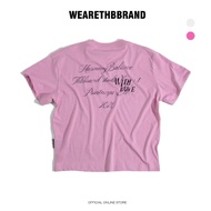 Boxy T-shirt “THBB WITHLOVE” - [cotton linen *paper cotton, shrink treated] / THBBRAND