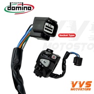 ♞,♘Domino Honda Click 150 Handle Switch with Passing Light and Hazard Light PLUG AND PLAY