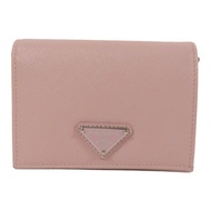 PRADA Saffiano皮革Wallet銀扣錢包