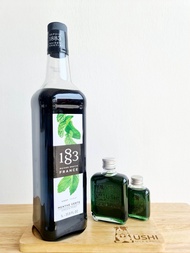แบ่งขาย ไซรัปกลิ่นกรีนมิ้นต์ Green Mint แบรนด์ 1883 Syrups made in France
