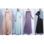 WGBAbaya Plus size Muslim women Plain Maxi dress Muslimah Fashion jubah Abaya