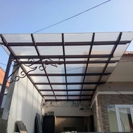 kanopi atap transparan bahan acrylic